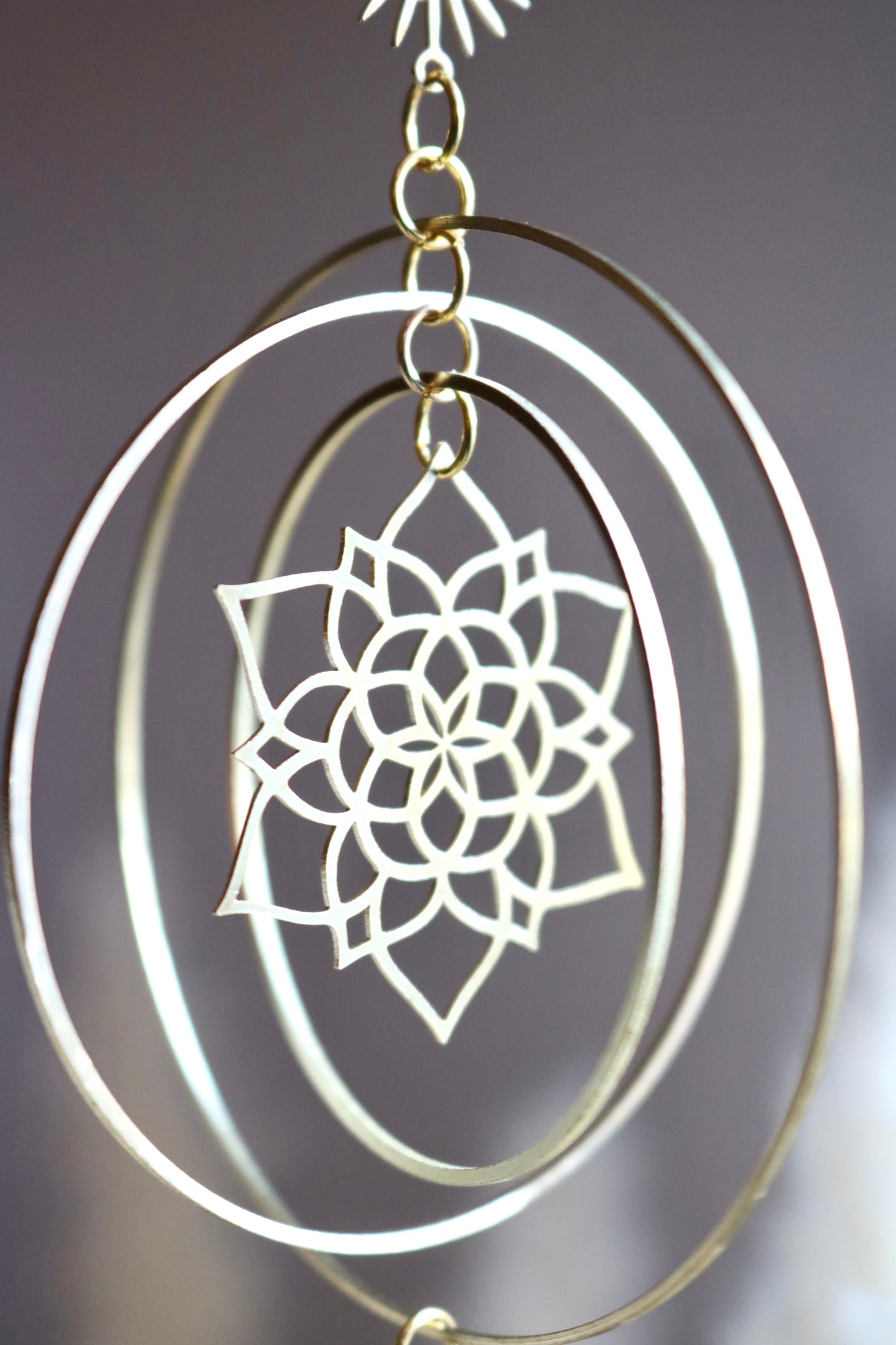 Energy catcher - Fleur de vie et 7 chakras