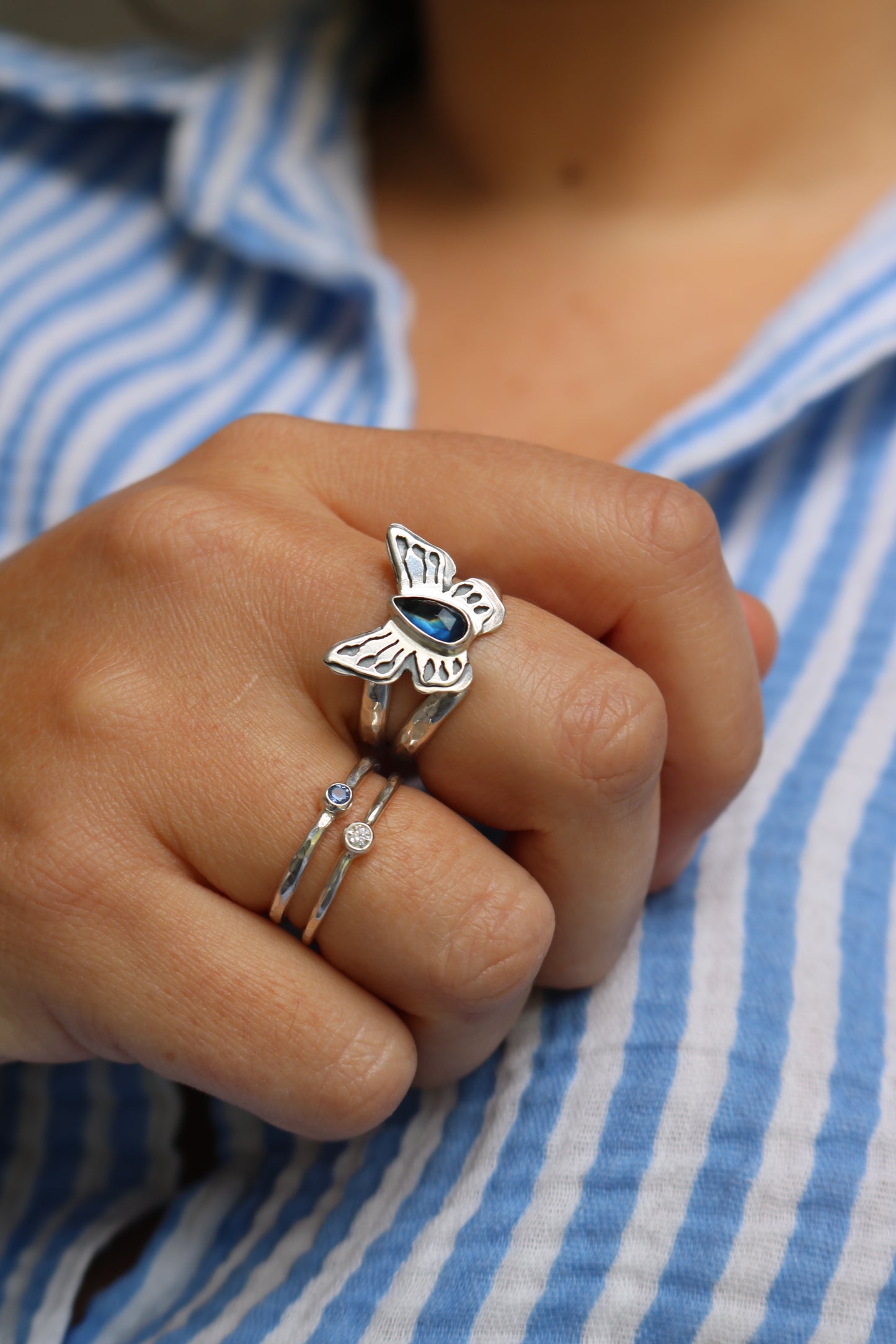 Bague - Bourgeon Tanzanite - Taille ajustable