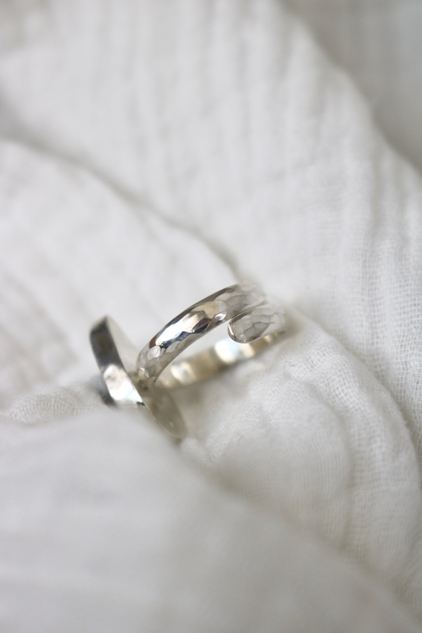 Bague clarté - Labradorite & argent - Taille ajustable
