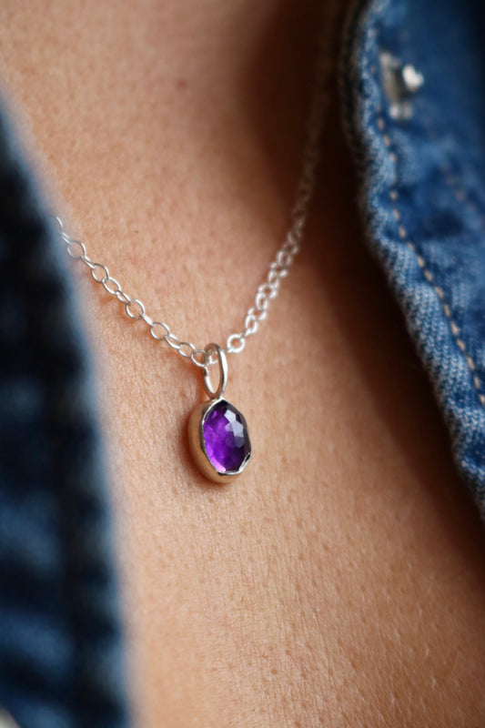 Collier Purple lover - Améthyste - Argent 925