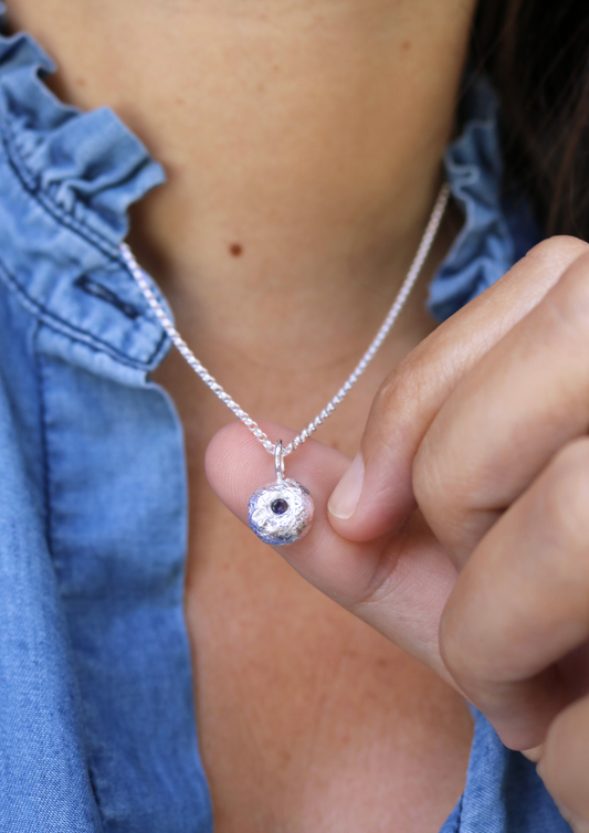 Collier Ecume sauvage - Tanzanite & Argent 925
